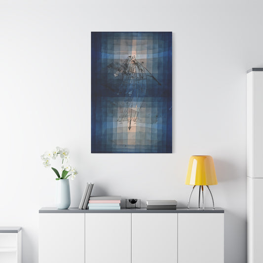 Dance of Moth (1923) by Paul Klee  / Reproduction Fine Art sur Toile / Epaisseur 3.2 cm - 1.25 inch