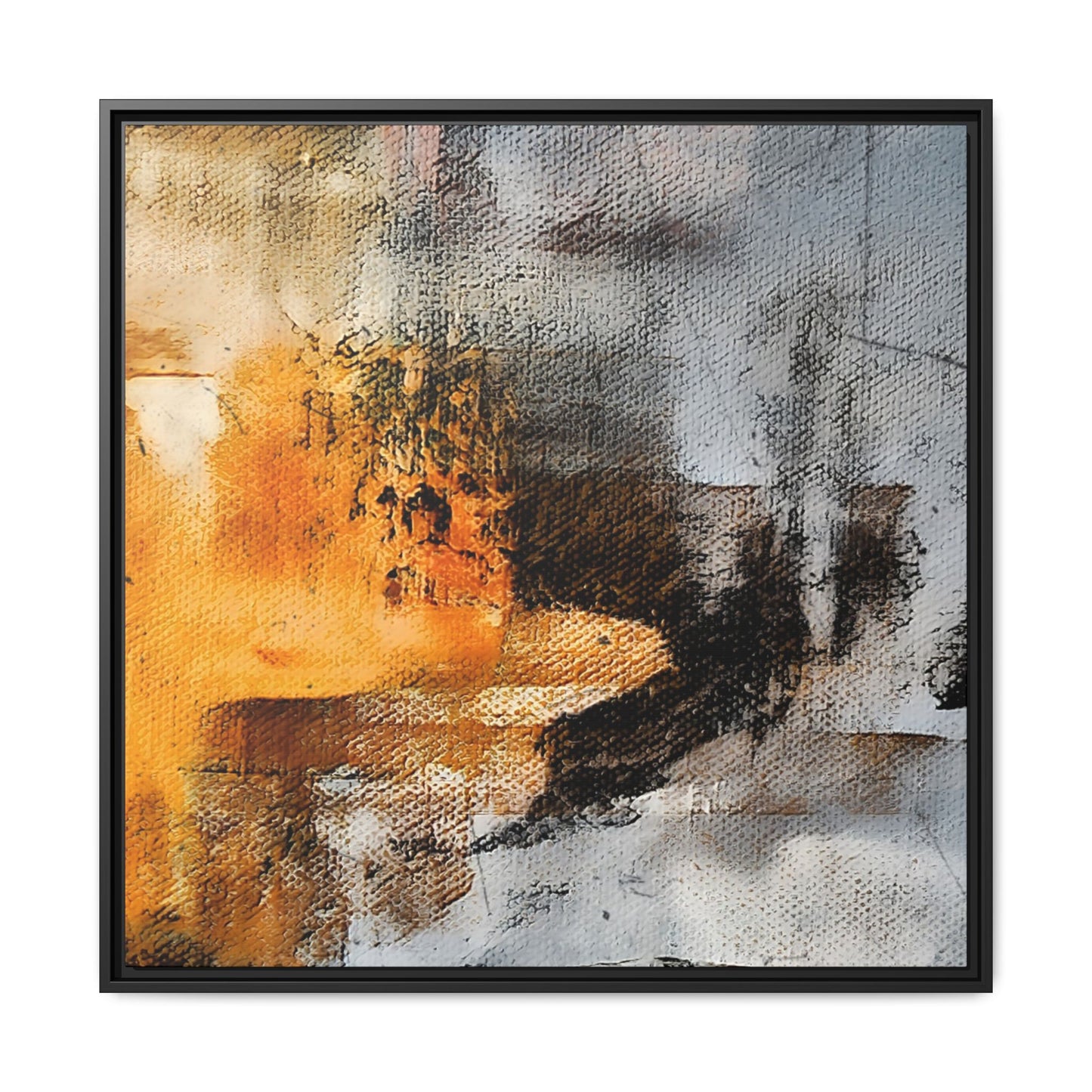 Tableau Graphic Ceylan "Série Sign Collections" / Toile encadrée sur caisse américaine