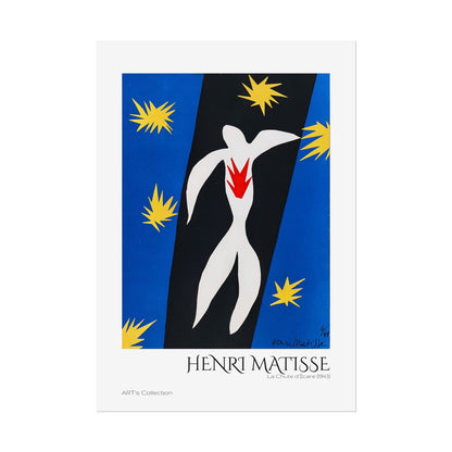 La Chute d'Icare (1943) by Henri Matisse / Affiche imprimée - Série ART's Collection