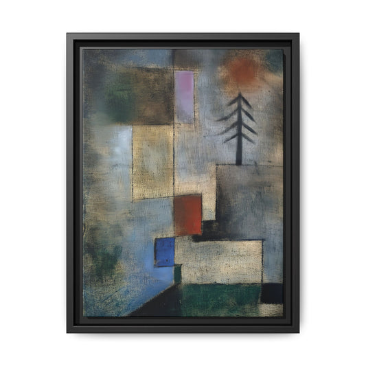 Small Picture of Fir Trees (1922) by Paul Klee / Toile encadrée sur caisse américaine