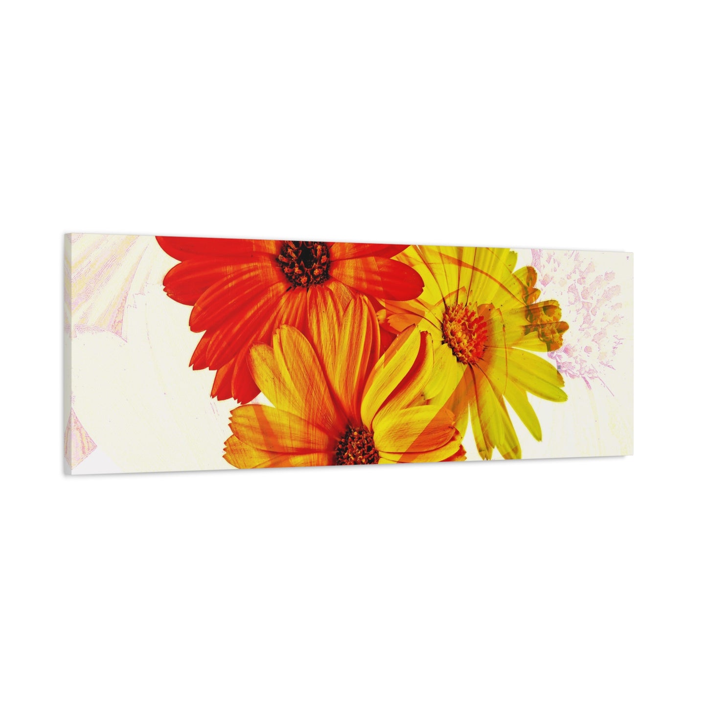 Collection Signature "FLORAL Numéro 19" sur Toile Fine Art sur Toile / Epaisseur 3,2cm - 1'25 po