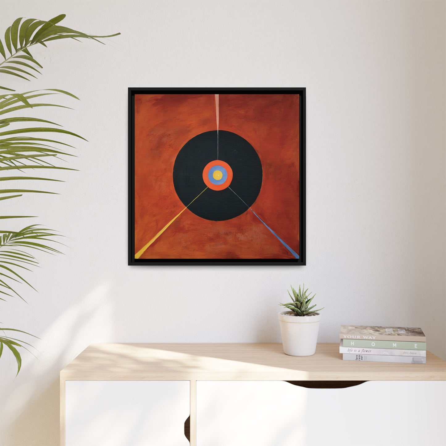 The Swan No. 18 (1914 -1915) by Hilma af Klint   / Toile encadrée sur caisse américaine
