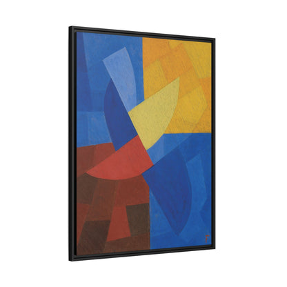Composition (around 1932) by Otto Freundlich   / Toile encadrée sur caisse américaine