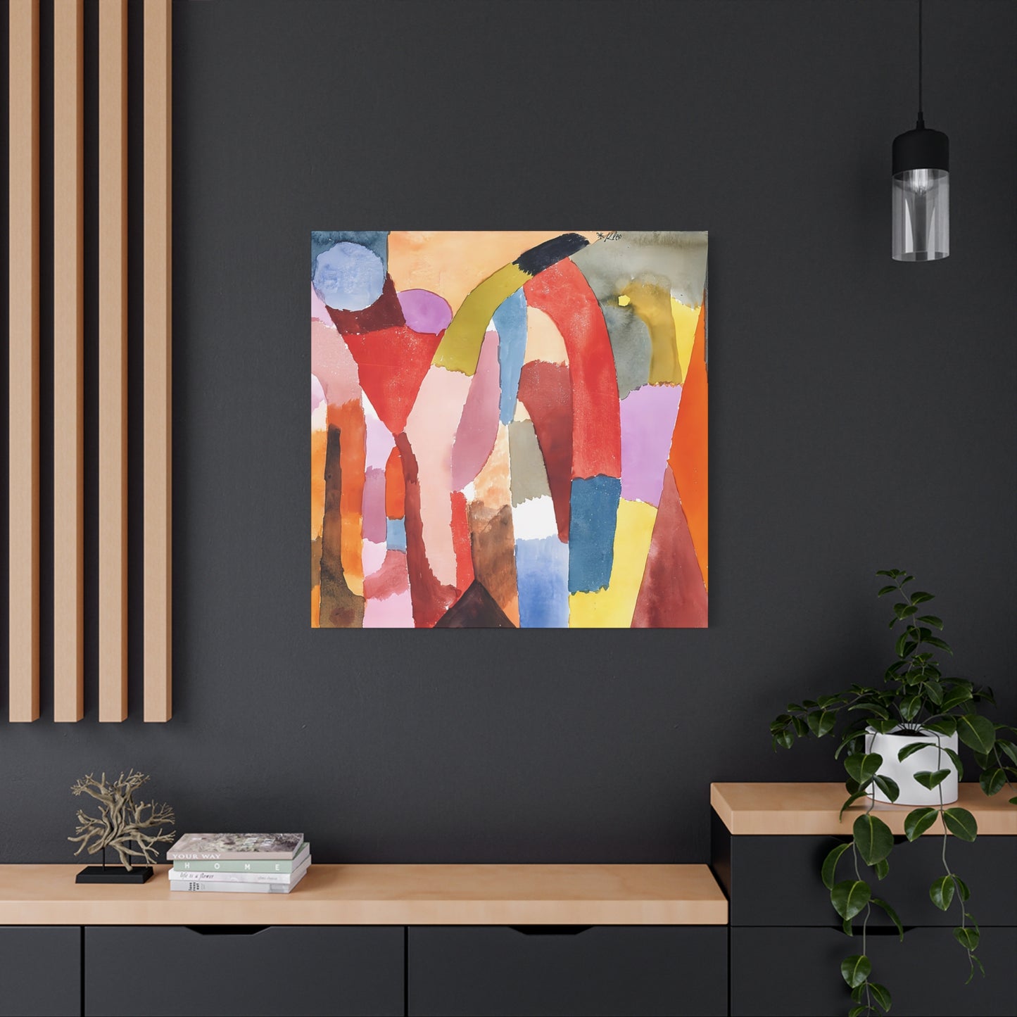 Movement of Vaulted Chambers (1915) by Paul Klee   / Reproduction Fine Art sur Toile / Epaisseur 3,2cm - 1'25 po