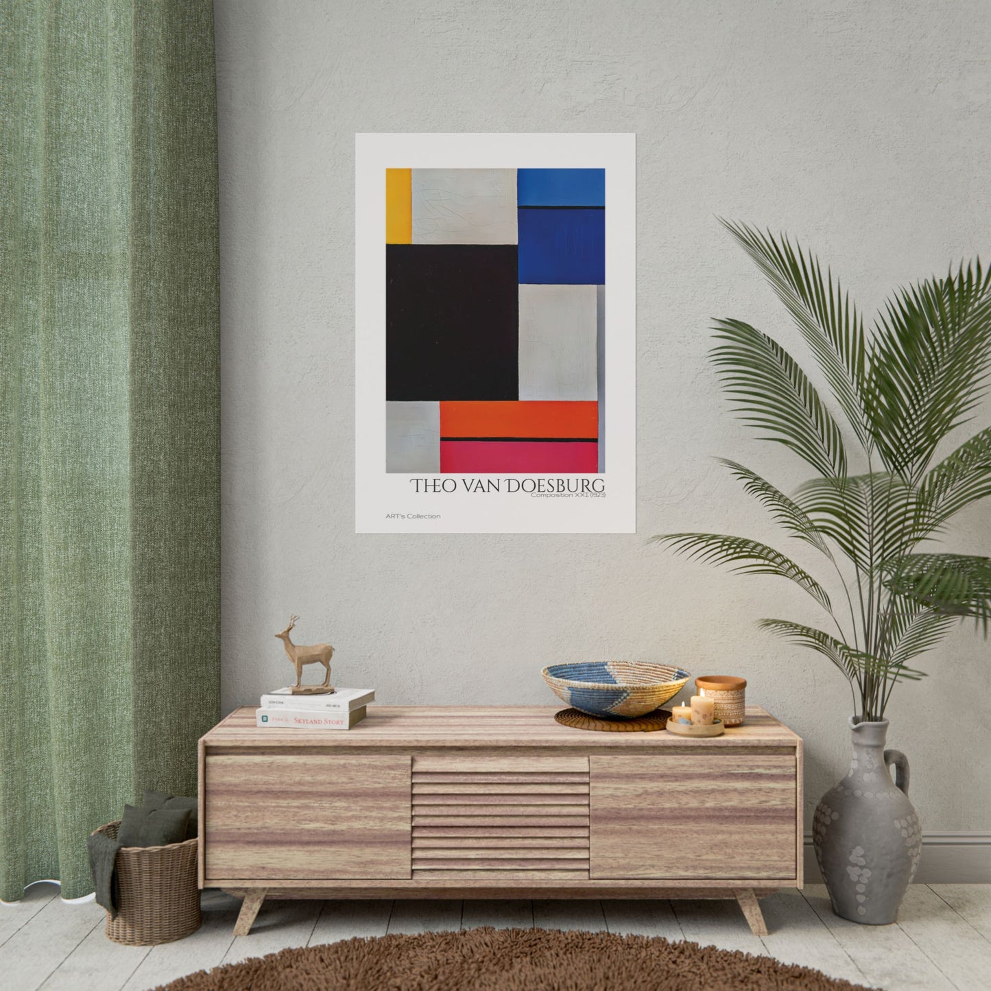 Composition XXI (1923) by Theo van Doesburg  / Affiche imprimée - Série ART's Collection