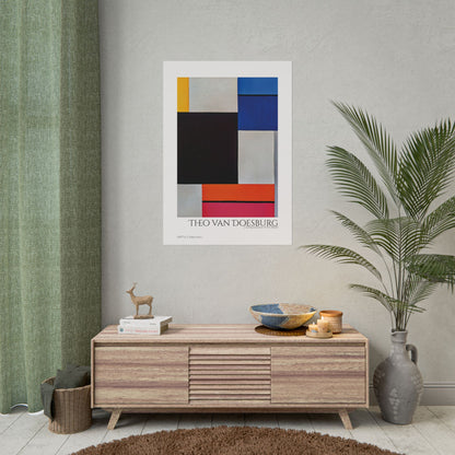 Composition XXI (1923) by Theo van Doesburg  / Affiche imprimée - Série ART's Collection