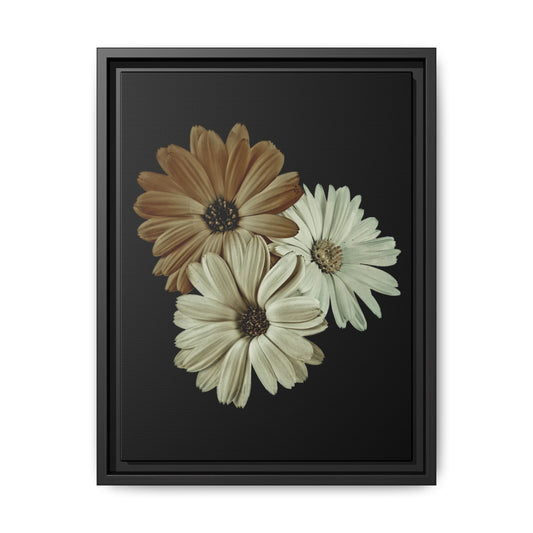 Collection Signature "FLORAL Numéro 3" sur Toile encadrée avec caisse américaine