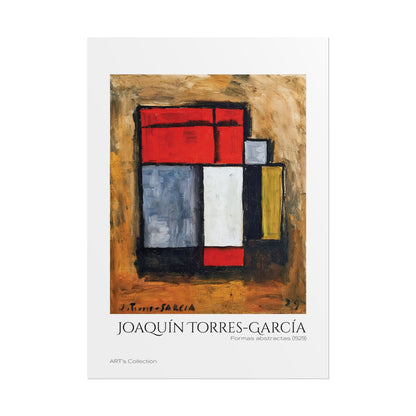 Formas abstractas (1929) by Joaquín Torres-García  / Affiche imprimée - Série ART's Collection