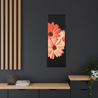 Collection Signature "FLORAL Numéro 6" sur Toile encadrée avec caisse américaine