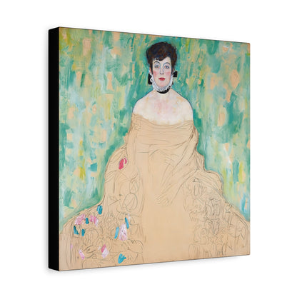 Amalie Zuckerkandl (1917) by Gustav Klimt / Reproduction Fine Art sur Toile / Flanc Large Epaisseur 3.2 cm - 1.25 inch