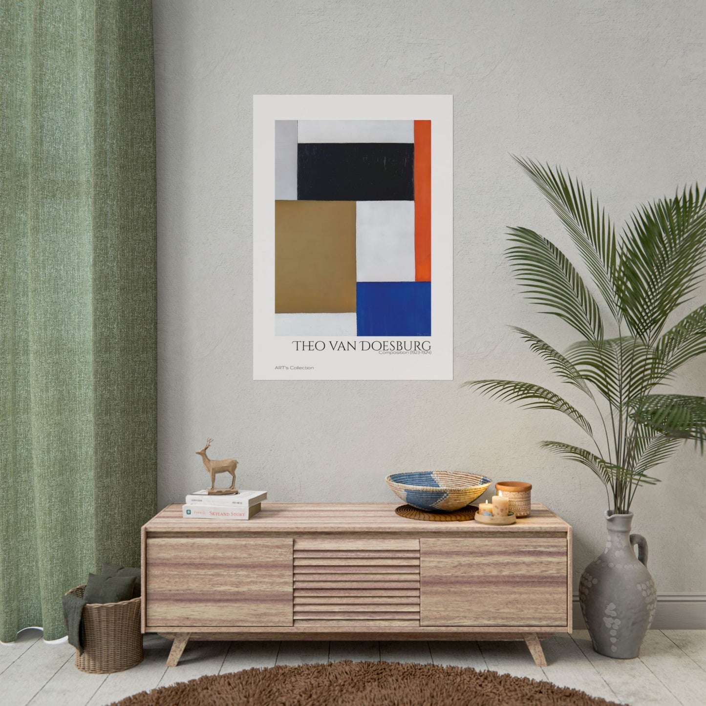 Composition (1923-1924) by Theo van Doesburg  / Affiche imprimée - Série ART's Collection