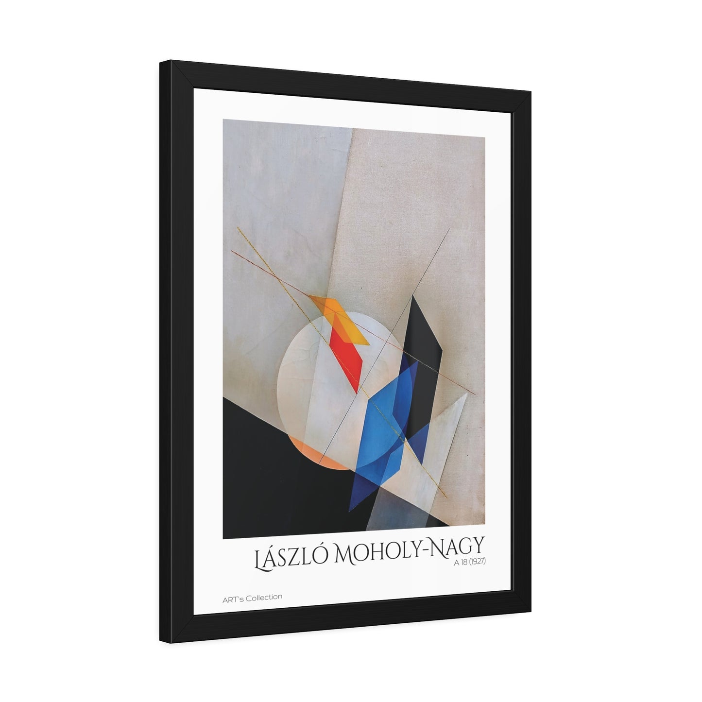 A 18 (1927) by László Moholy-Nagy  / Affiche Encadrée série ART's Collection