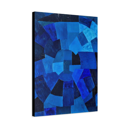 Komposition in Blau (1931) by Otto Freundlich  / Reproduction Fine Art sur Toile / Epaisseur 3,2cm - 1'25 po