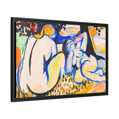 Nudes (1915-1918) by Henry Lyman Saÿen / Toile encadrée sur caisse américaine