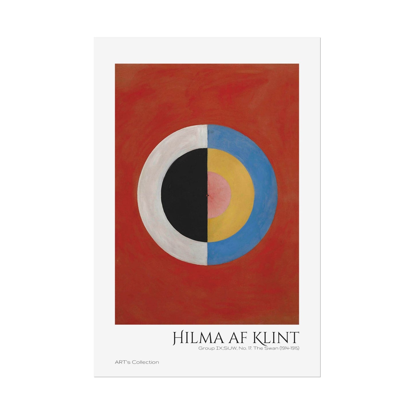 Group IX,SUW, No. 17. The Swan (1914-1915) by Hilma af Klint  / Affiche imprimée - Série ART's Collection