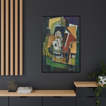 Nature morte à l'as de trèfle (1912-16) by Louis Marcoussis / Toile encadrée sur caisse américaine