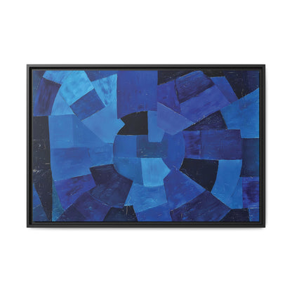 Komposition in Blau (1931) by Otto Freundlich / Toile encadrée sur caisse américaine