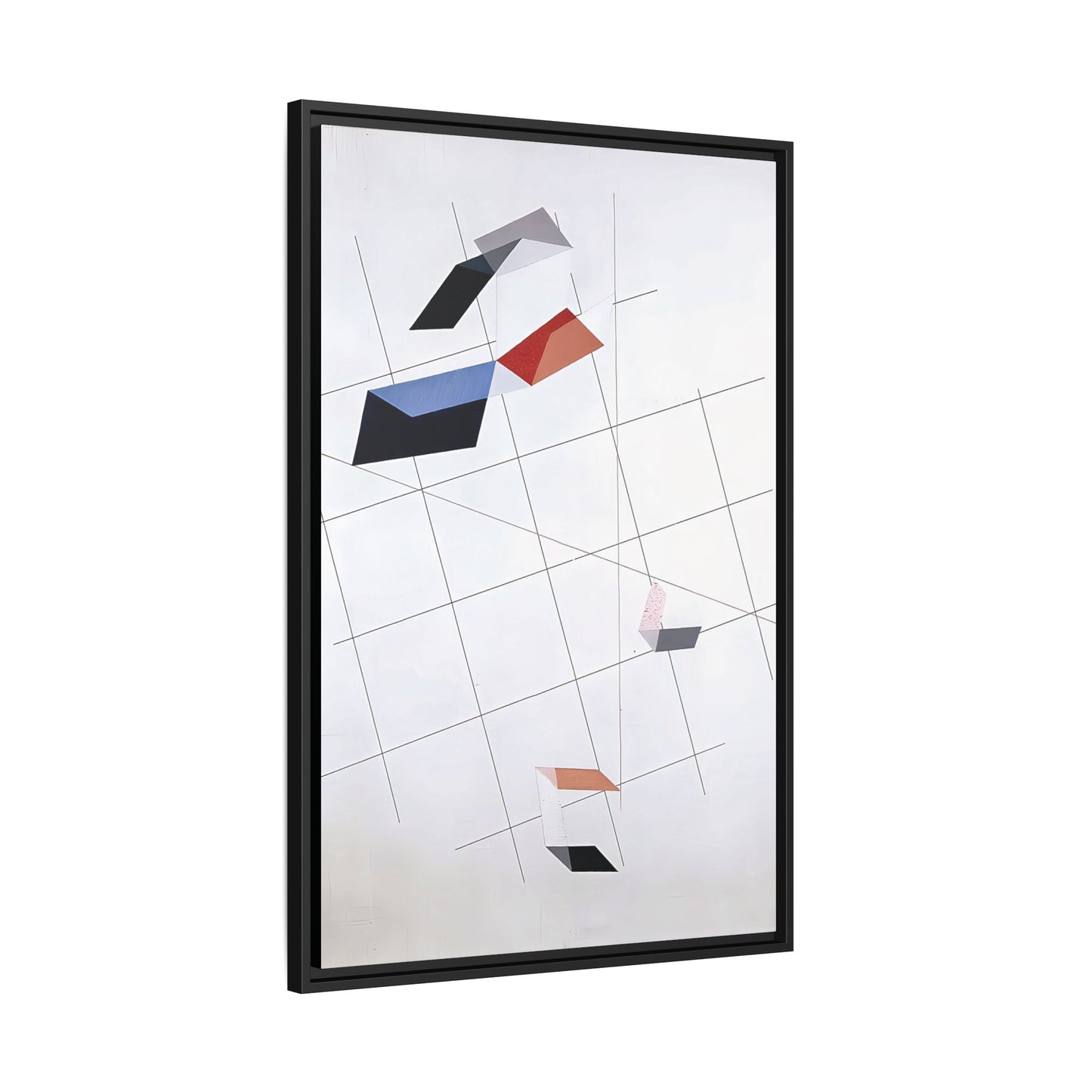 L IV (1936) by László Moholy-Nagy  / Toile encadrée sur caisse américaine
