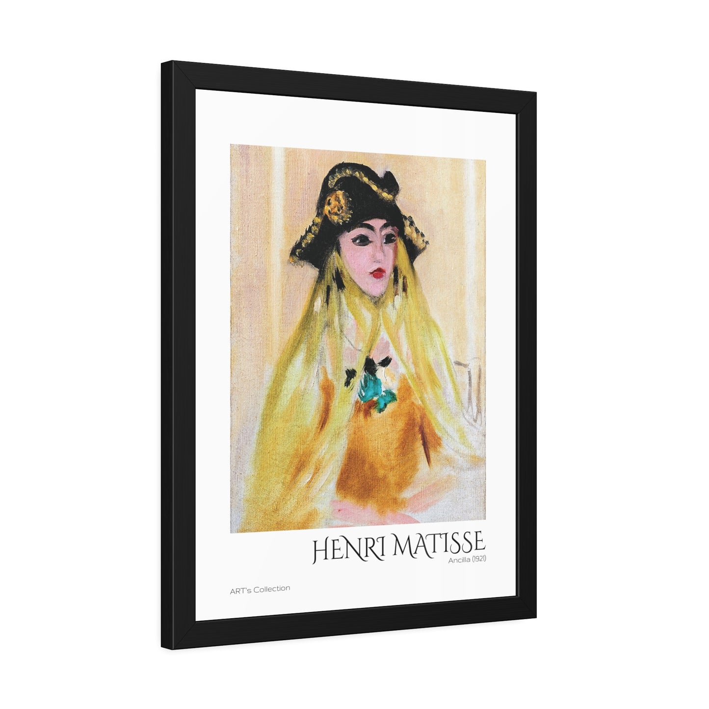 Ancilla (1921) by Henri Matisse  / Affiche Encadrée série ART's Collection