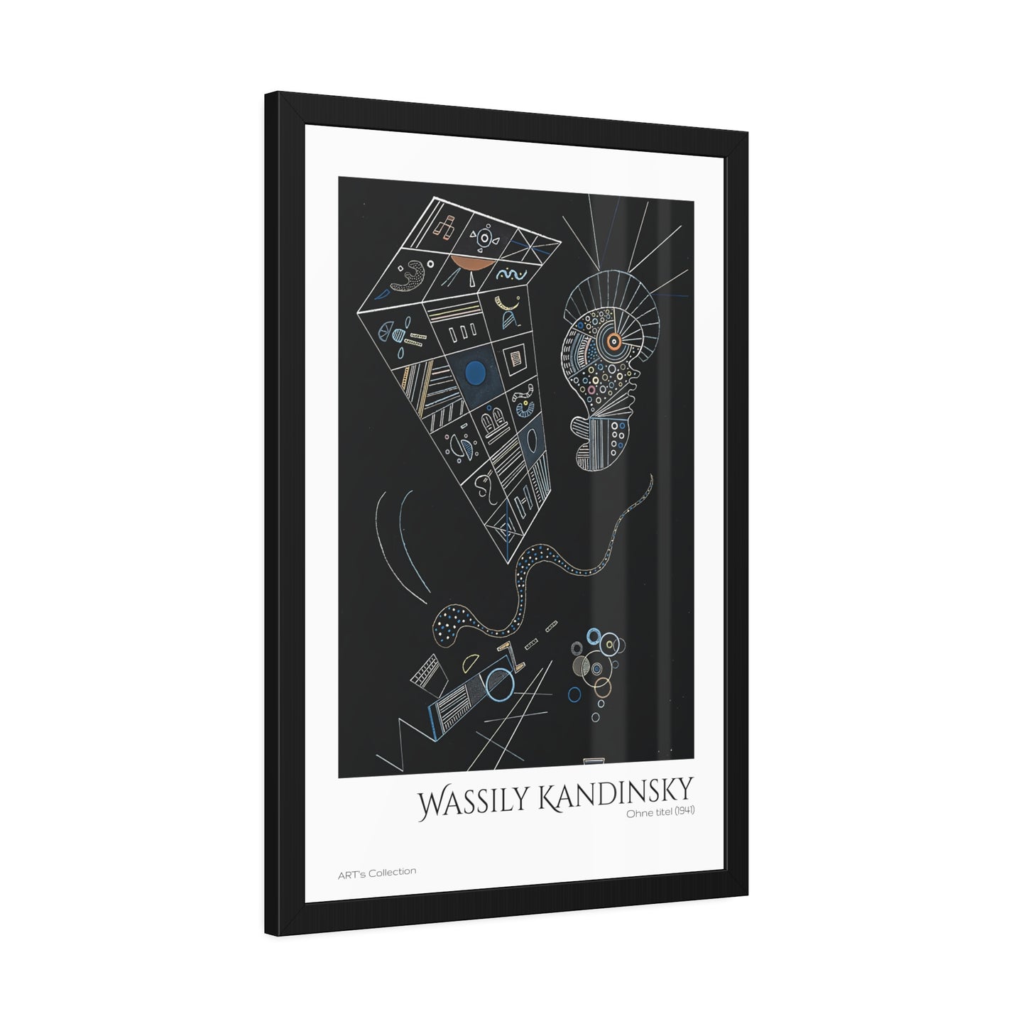 Ohne titel (1941) by Wassily Kandinsky / Affiche Encadrée série ART's Collection