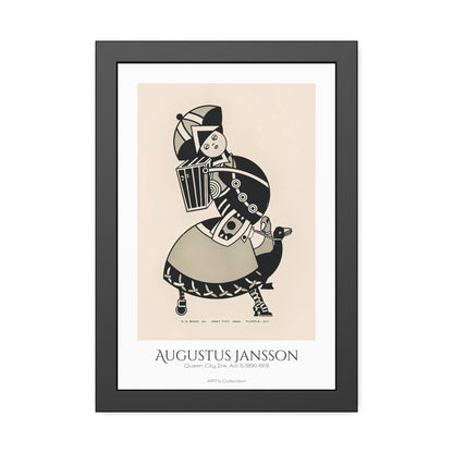 Queen City Ink, Ad. 15 (1890-1913) by Augustus Jansson  / Affiche Encadrée série ART's Collection